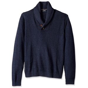 Izod men’s tall essential cowl shawl neck button sweater navy | 2XL, 2TG